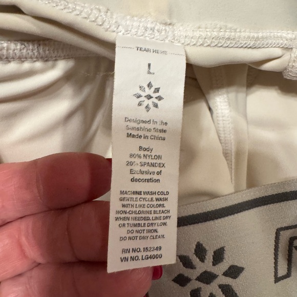 Rip-It White Athletic Shorts - Picture 2 of 4